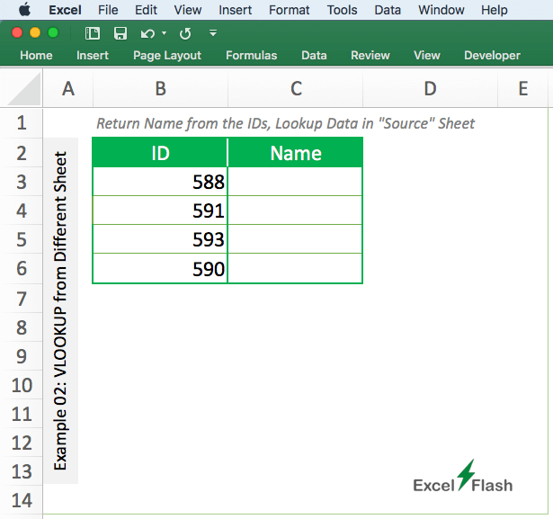 VLOOKUP from Different Sheet